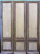 portes anciennes à 2 panneaux et cimaise